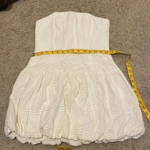 COPY - Lilly Pulitzer strapless White Dress 6